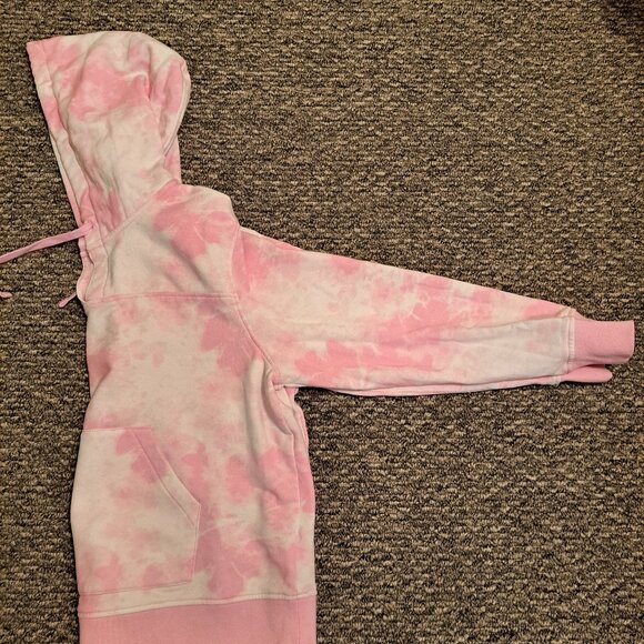 V-neck hooded tye dye sweatshirt - Picture 3 of 3